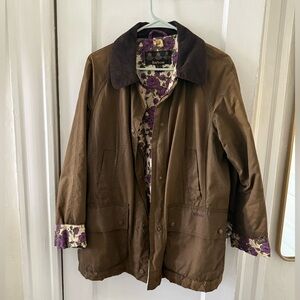 Barbour | Vintage Beadnell Liberty Wax Waterproof Jacket | Floral Lined | US 12